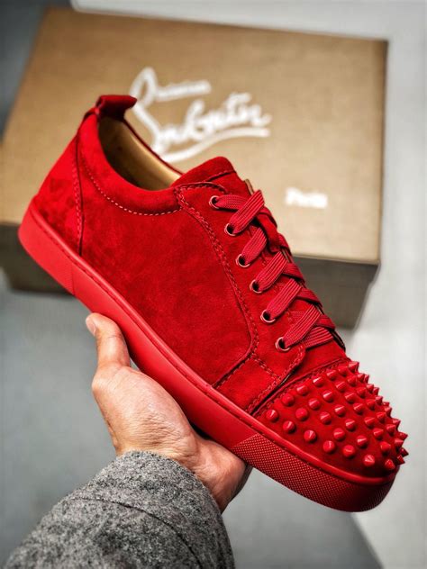 men's louis vuitton red bottom shoes price|christian louboutin men's low top.